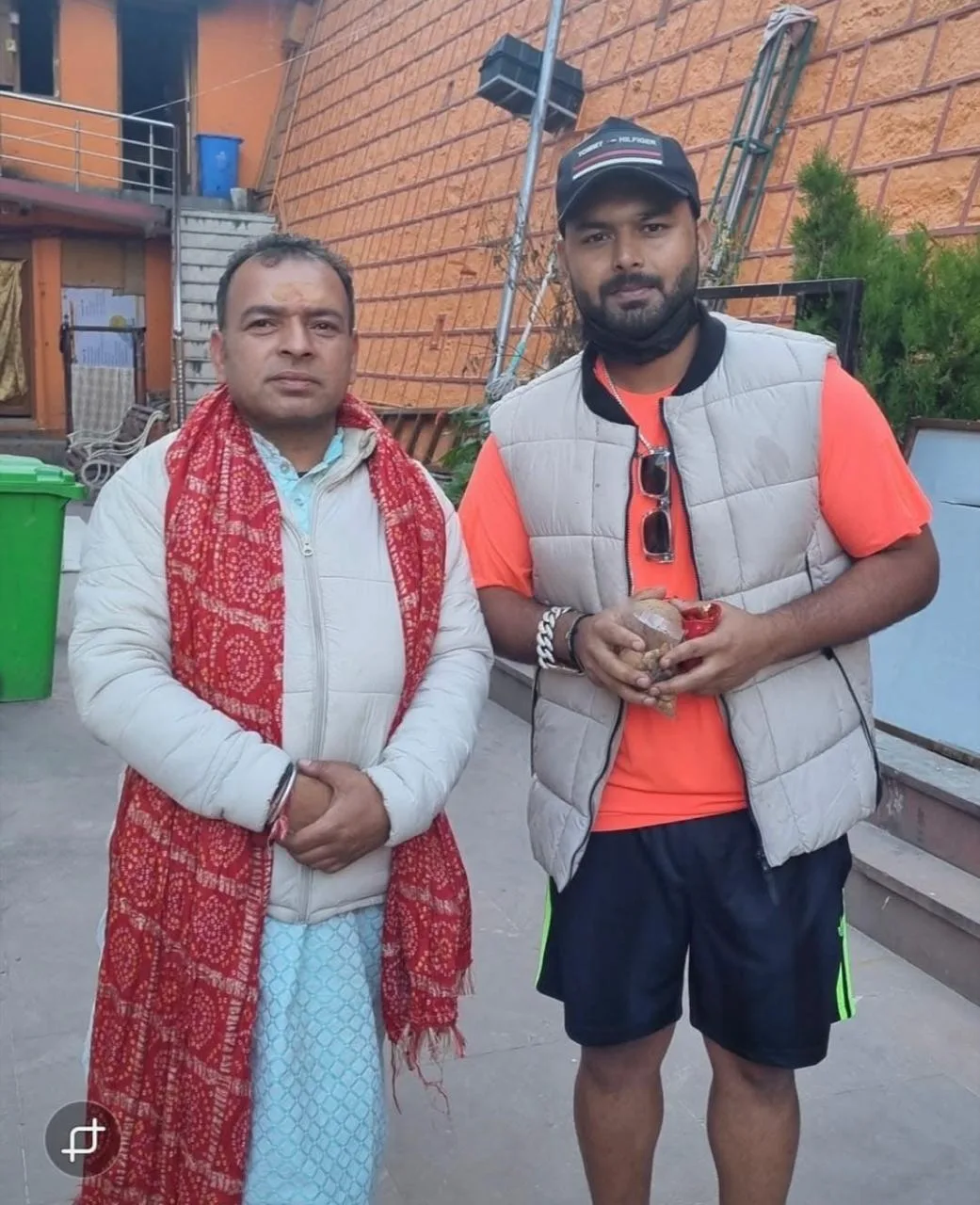 CRICKETER RISHABH PANT IN GANGOTRI