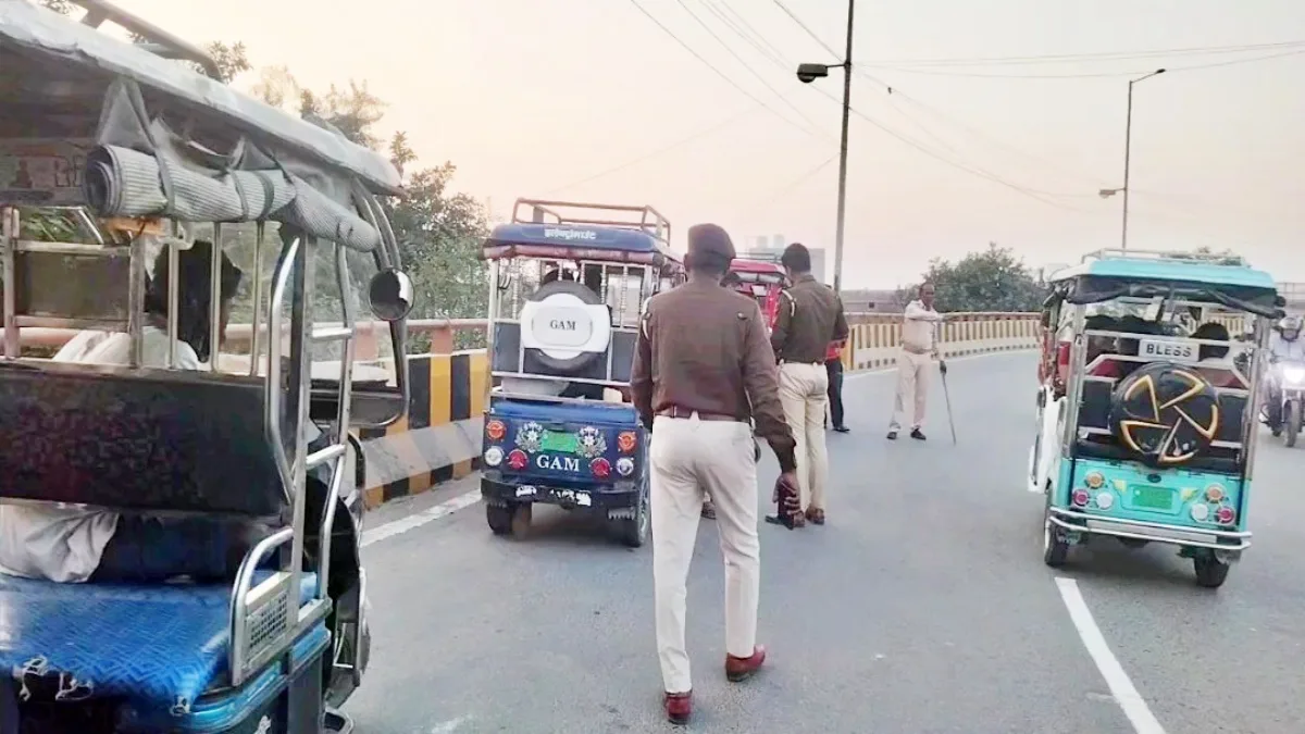 Special vehicle checking drive