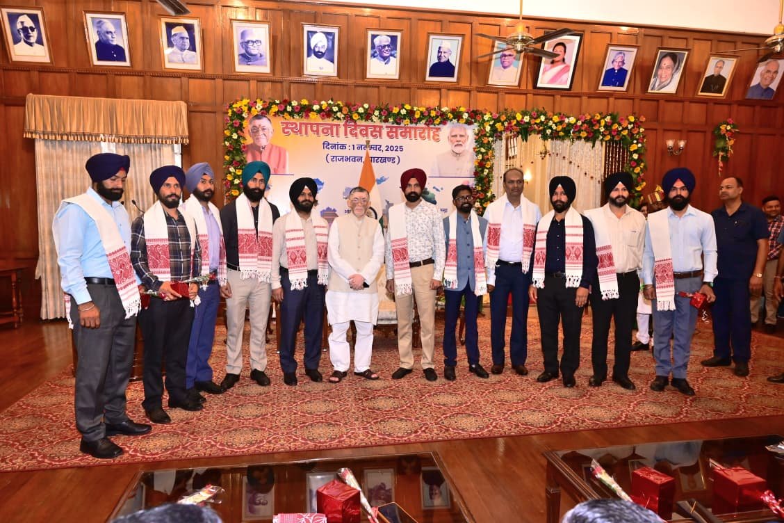 Foundation Day celebrations of various states and union territories at Raj Bhawan in Ranchi