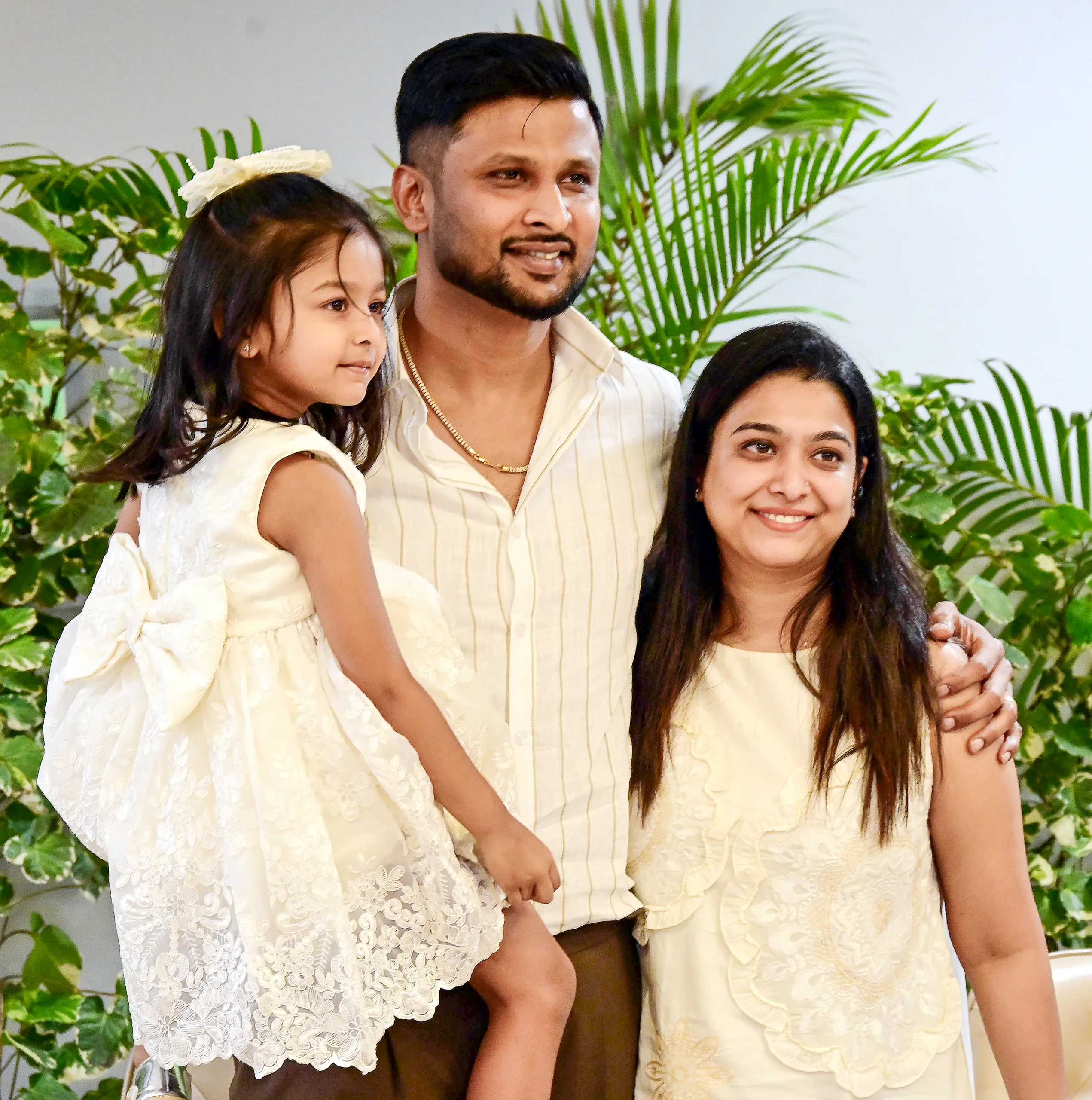 कृष्णप्पा गौतम अपने परिवार के साथ