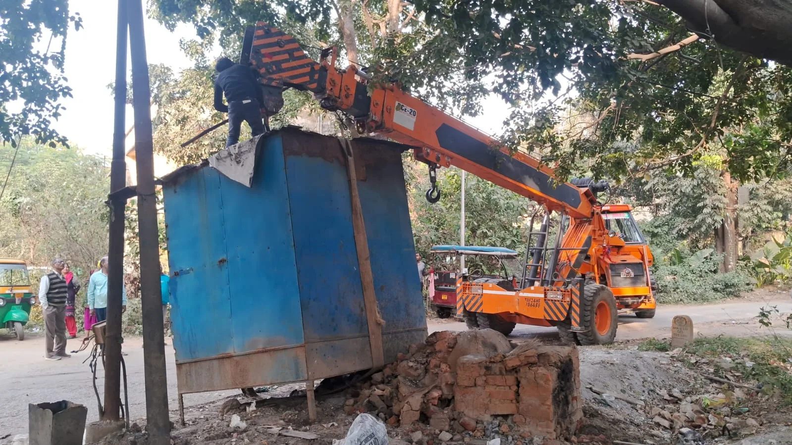 encroachment in Rims campus