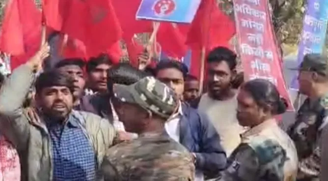 Jharkhand AISA Assembly March