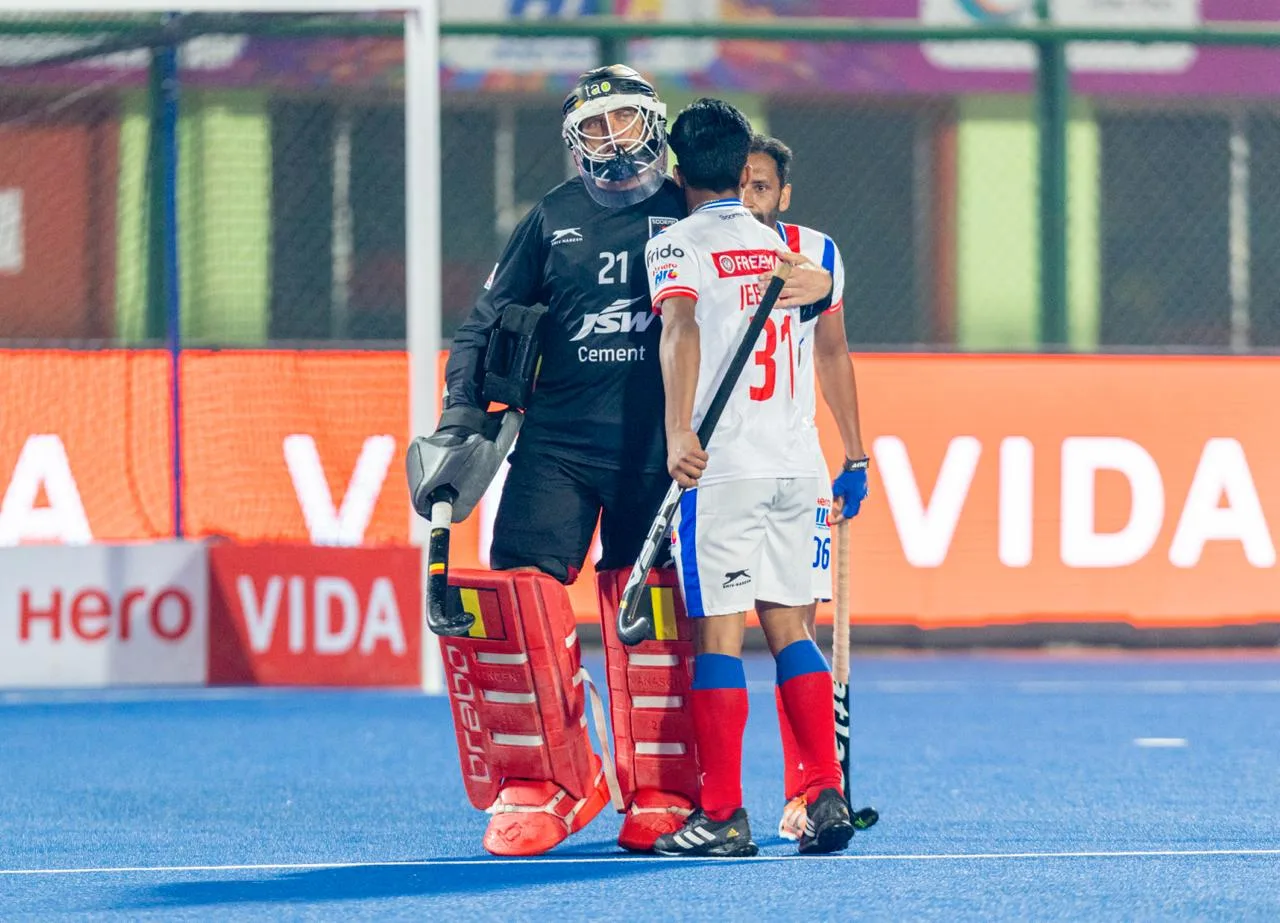 JSW Surma Hockey Club secured first victory in Mens Hockey India League in Ranchi