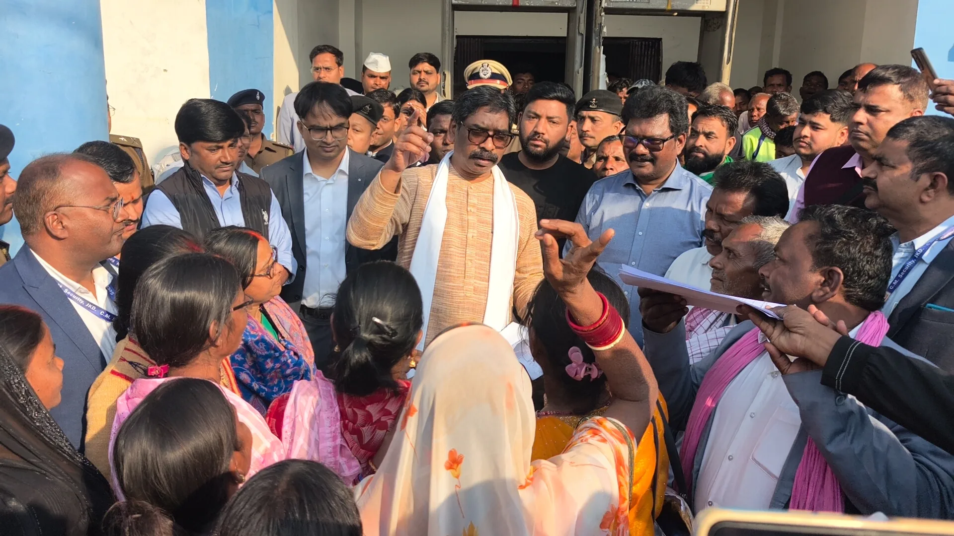 Santhal community Naike Baba selection in presence of CM Hemant Soren in Nemra of Ramgarh