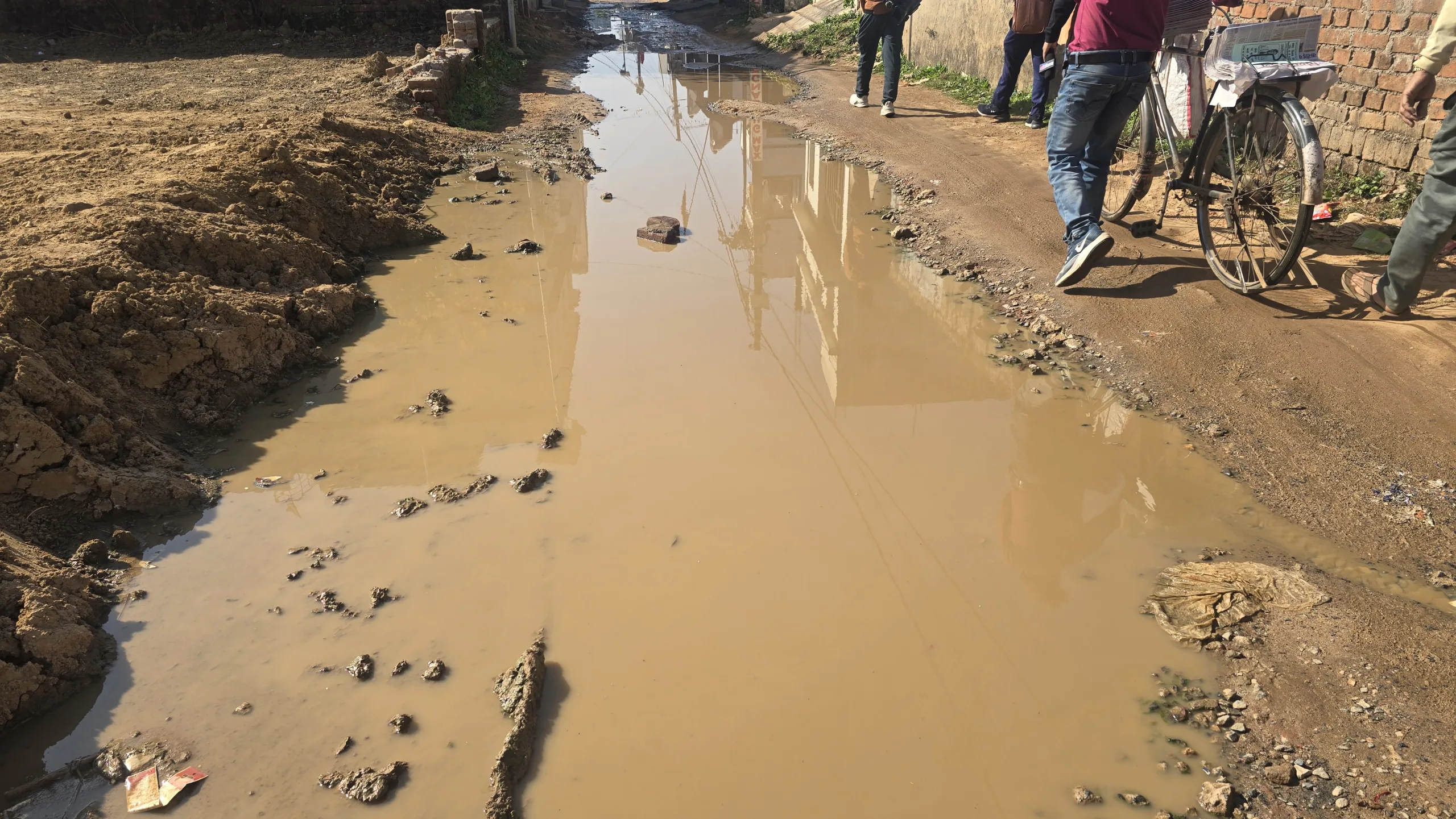 WATERLOGGING PROBLEM IN GIRIDIH