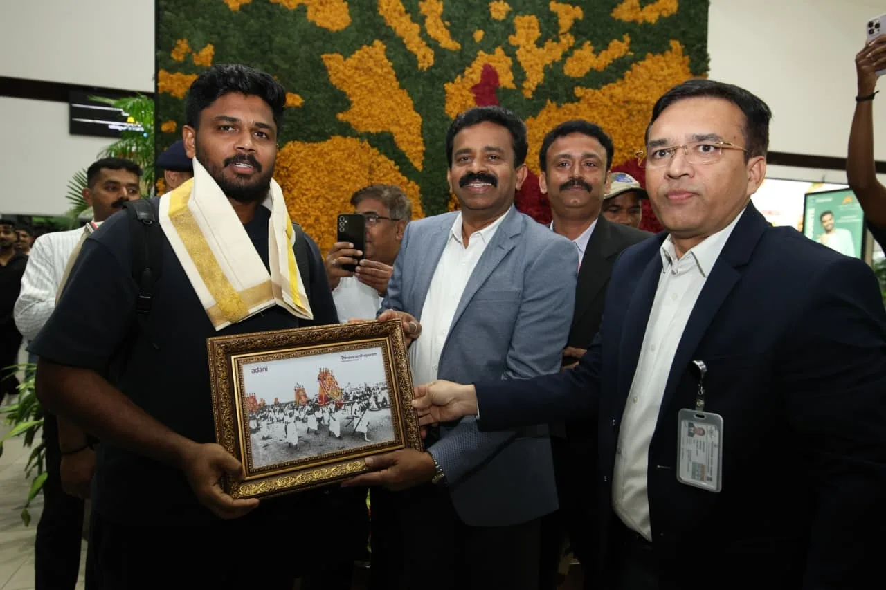 टी20 वर्ल्ड कप हीरो संंजू सैमसन का तिरुवनंतपुरम में शानदार स्वागत
