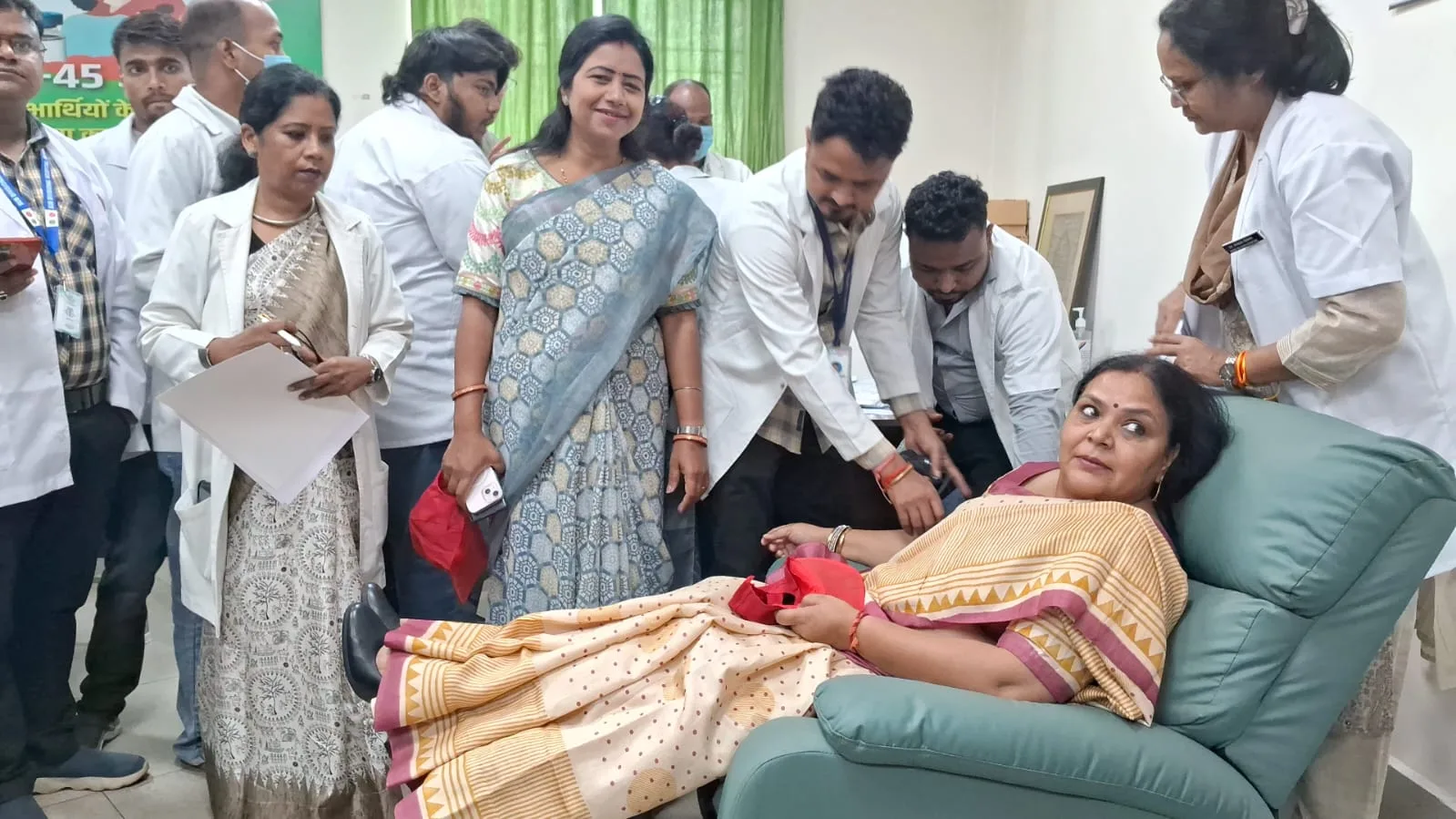 Blood Donation Camp at Jharkhand Legislative Assembly Complex in Ranchi