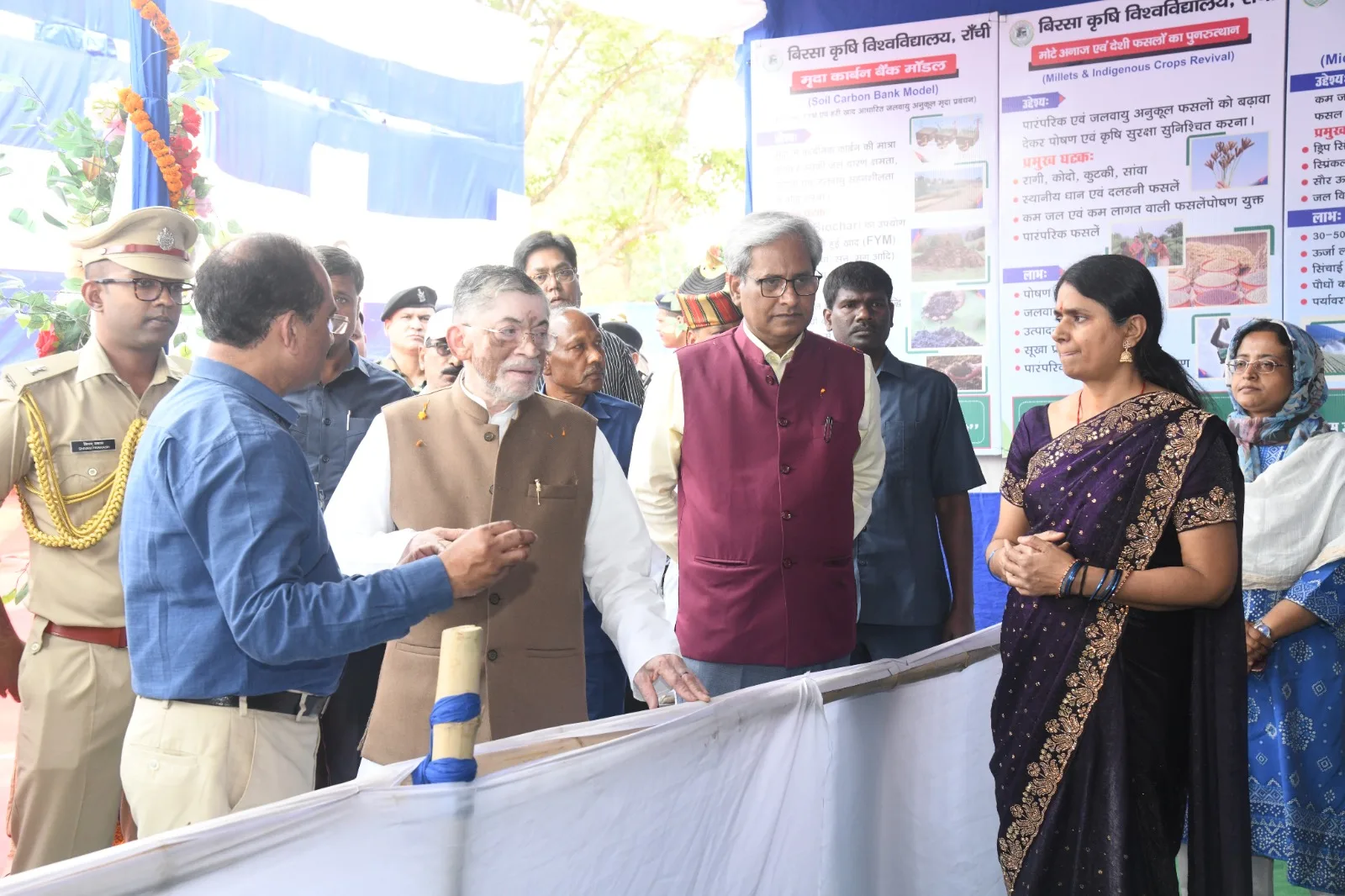 Governor Santosh Kumar Gangwar attended closing ceremony of Agrotech Kisan Mela in Ranchi