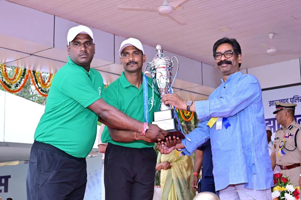 CM Hemant Soren attended closing ceremony of 17th Jharkhand Police State Level Sports Competition