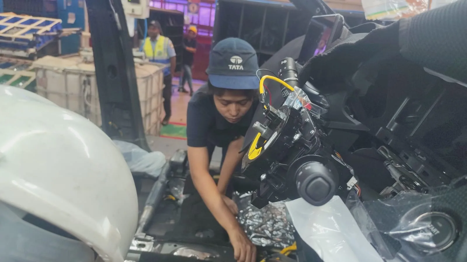 About 300 vehicles are manufactured every day.