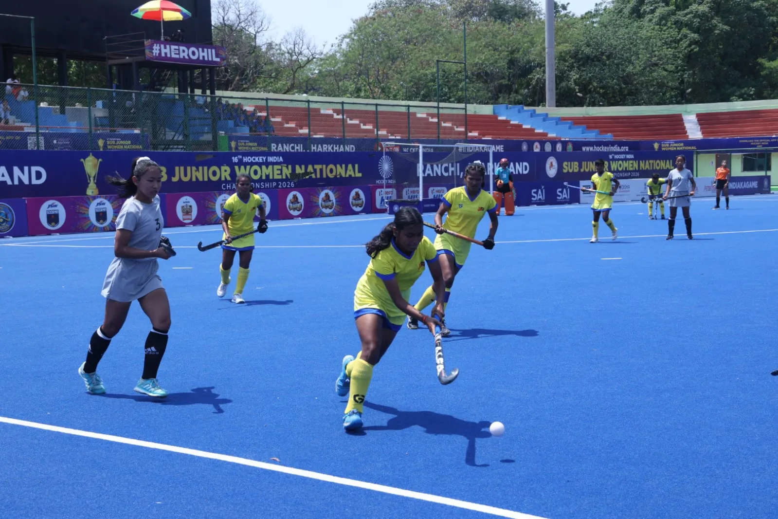 Matches of 16th Hockey India Sub Junior Women National Hockey Championship in Ranchi