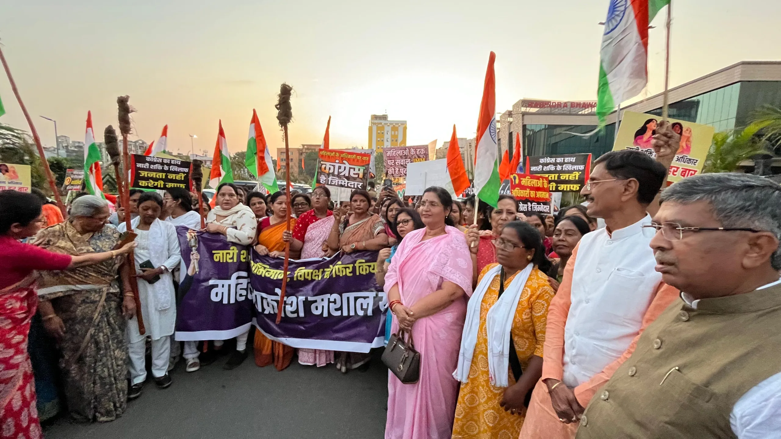 Jharkhand BJP Mahila Morcha Protest