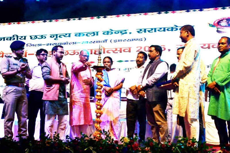 Grand inauguration of three-day Chhau festival in Seraikela