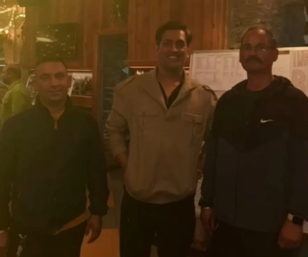 Mahendra Singh Dhoni Mussoorie Visit