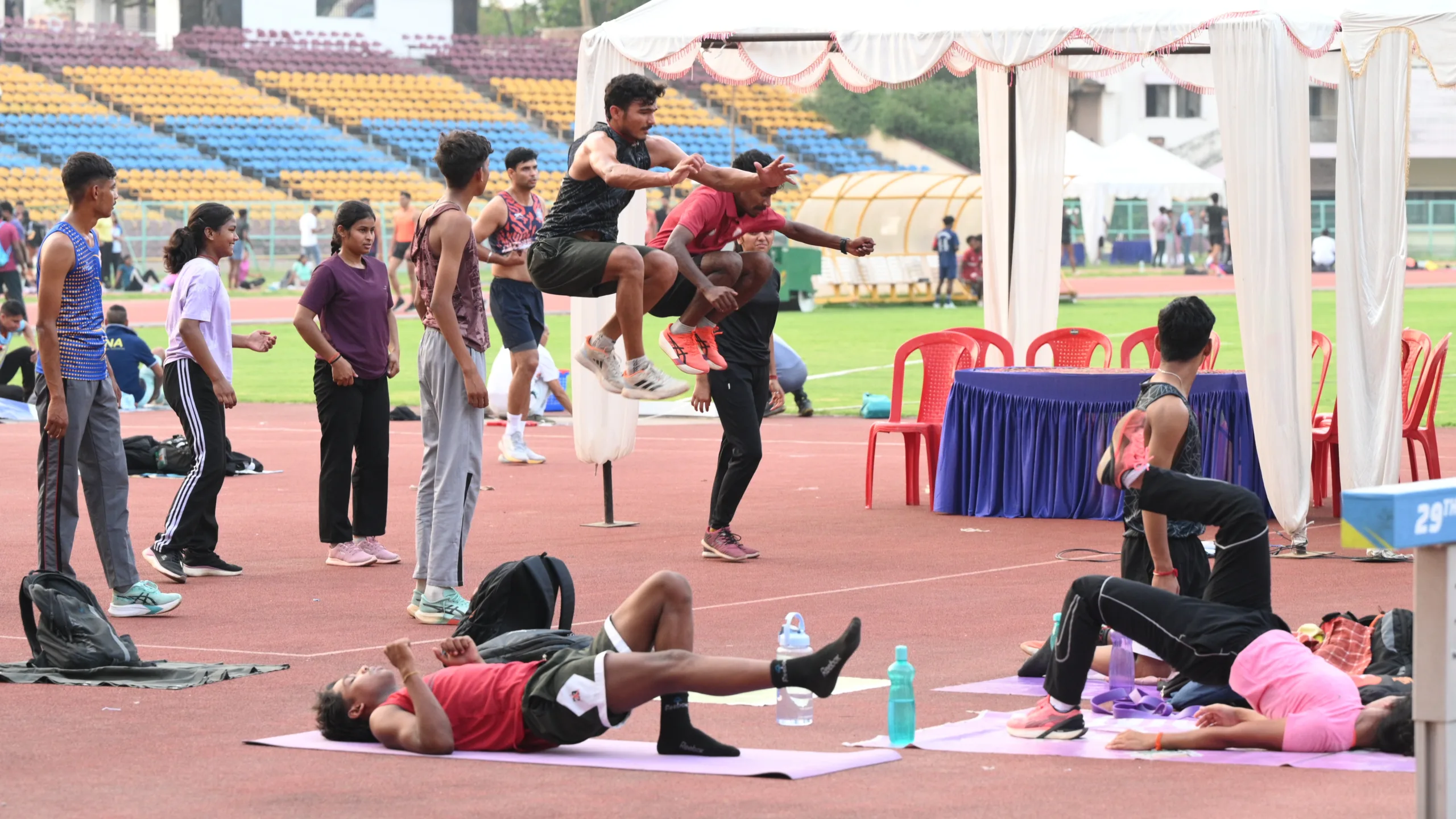 new national and meet records set at 29th National Senior Athletics Federation Championships held in Ranchi