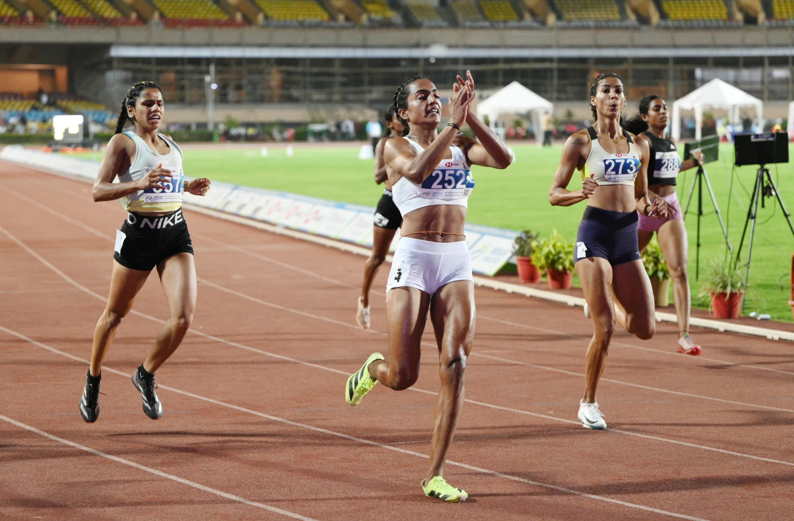 new national and meet records set at 29th National Senior Athletics Federation Championships held in Ranchi
