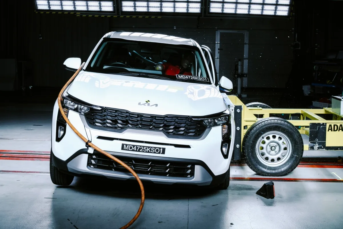 Kia Sonet Global NCAP crash test
