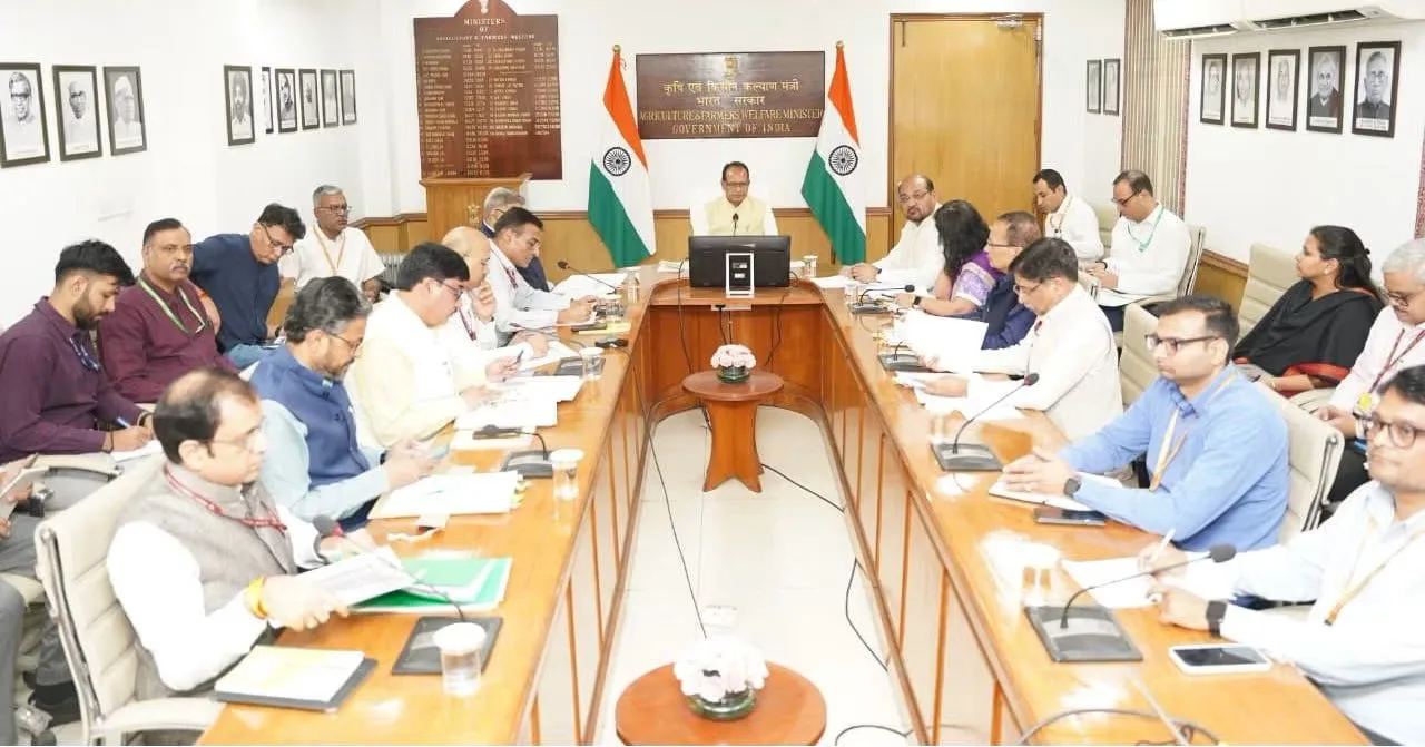 Union Agriculture Minister Shivraj Singh Chouhan held online meeting with agriculture ministers of all states