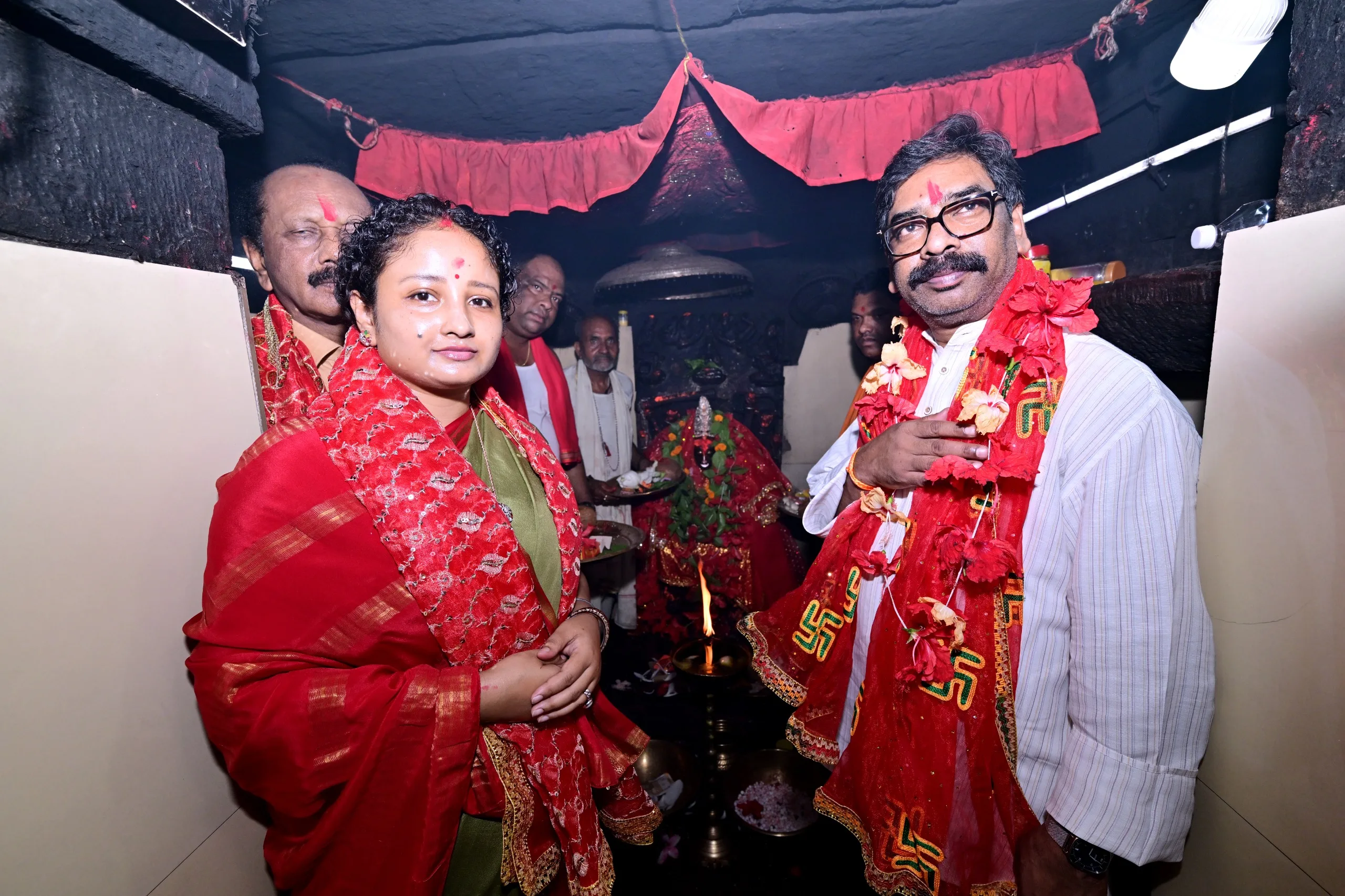 CM Hemant Soren in Deori Temple