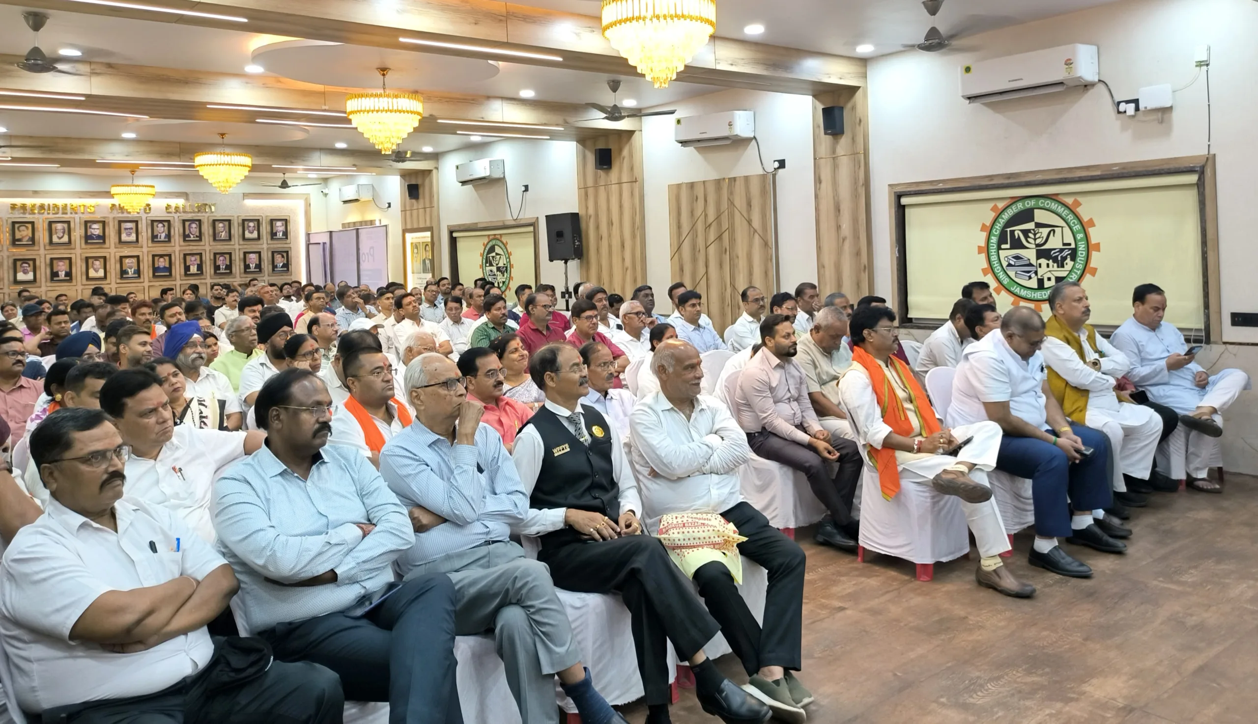 Satish Chandra Dubey participated in viksit bharat sankalp sammelan in Jamshedpur