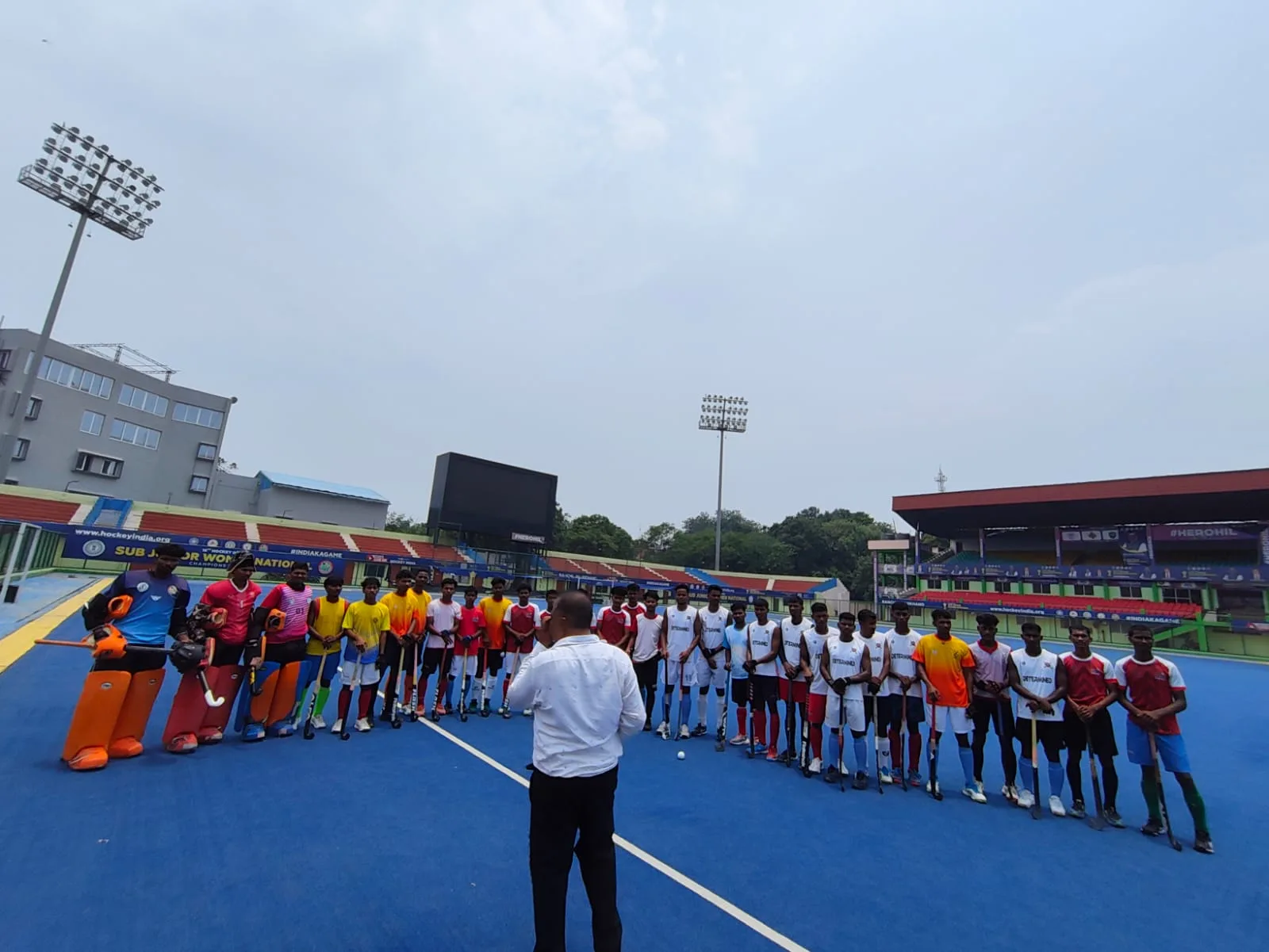 Many players appeared for trials for Jharkhand team for Junior Hockey Nationals